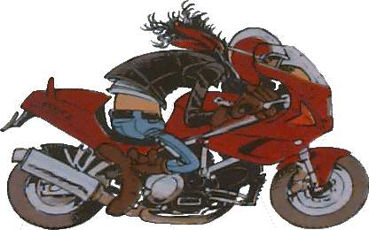 Guido Brasletti dans la bulle de sa Ducati 900 demi-car�n�e 